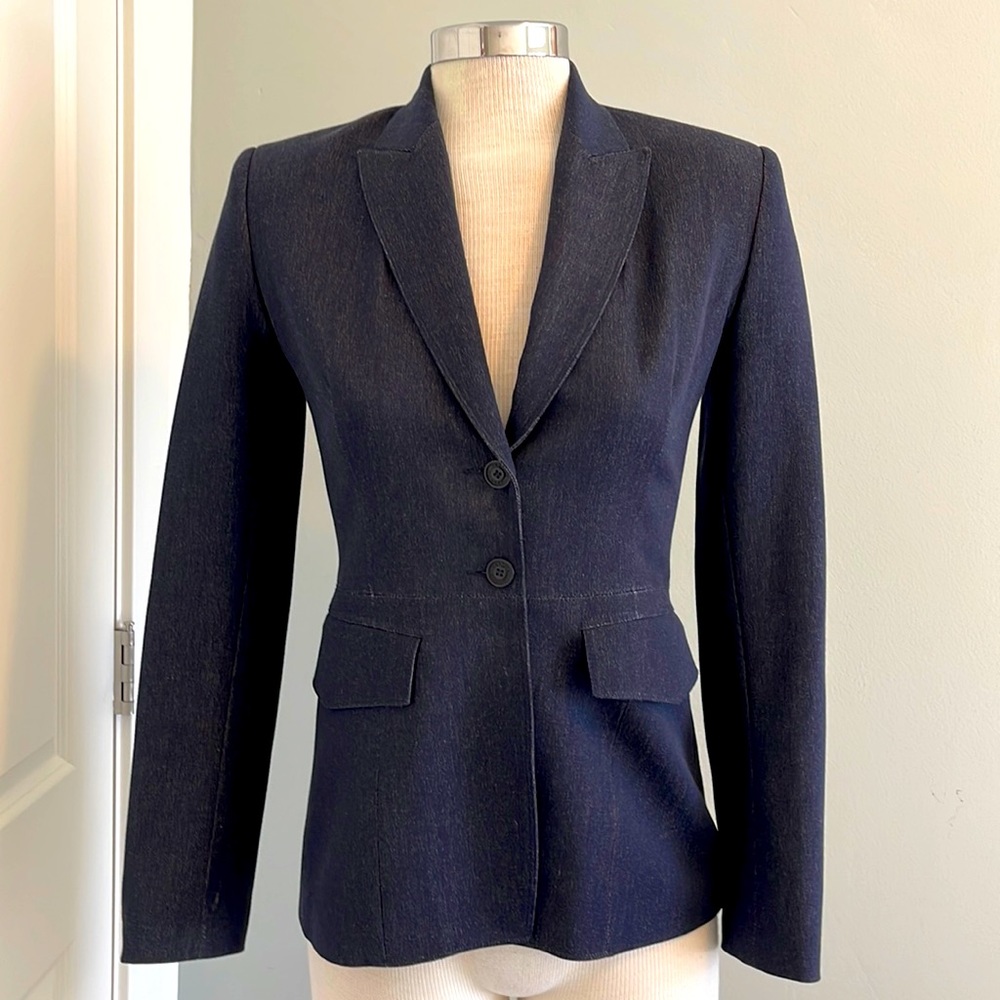Vértigo Paris Índigo Denim Blazer size S